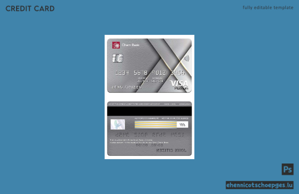 Beispielvorschau der Syria Cham Bank Visa Platinum Card